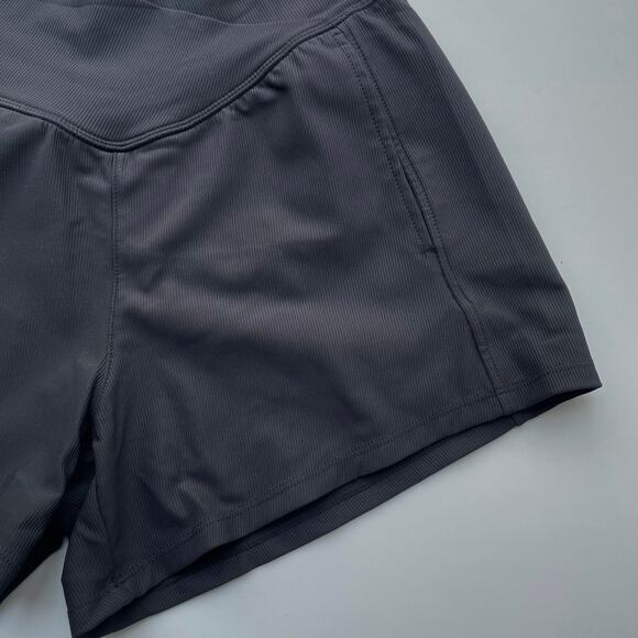 Halara Shorts Patitoff Crossover Side Pocket Ribbed Black Size Small NEW - Picture 5 of 8